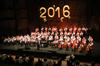 The 100 Member Gipsy Orchestra performing in 2016