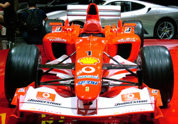 a red formula1 race car
