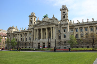 facade of the Ethnography Museum, Budapest