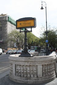 metro station on andrassy avenue