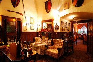 inside the Alabardos Restaurant