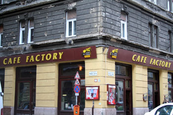 Cafe Factory in Jokai Street district VI.