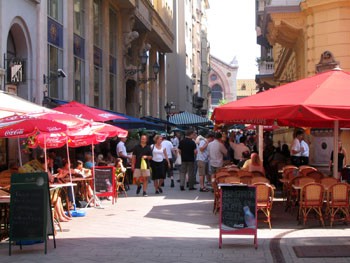 Cafes, Restaurants in Budapest's Ráday utca