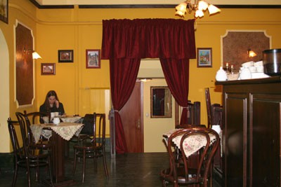 Budapest Coffee Houses- a Historic Budapest Coffee House inside - 