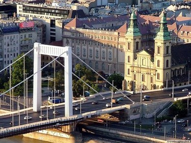 Historic Budapest, Elizabeth Bridge from the 1960s