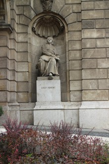 statue of Liszt Ferenc at budapest opera house