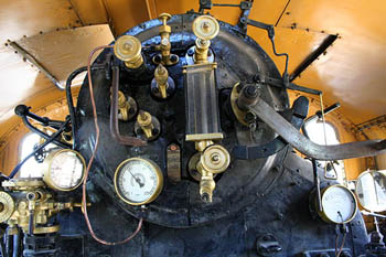 locomotive interior hungarian railway museum 1