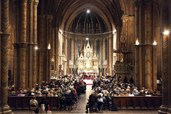 a concert in Matthias Church