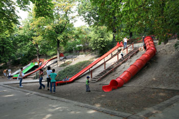 gellert hill budapest playground
