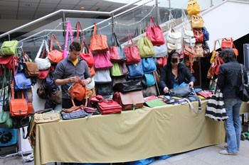 handmade bags at Gardrób Design Fair