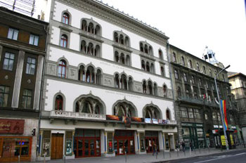 the facade of Urania