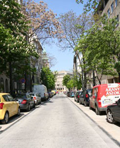 Kecskeméti utca - part of the Main Street