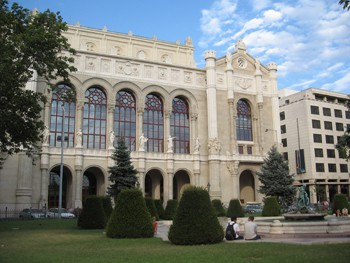 front view of the building