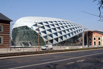 side view of the Whale building at daytime