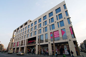 the facade of Europeum Shopping centre