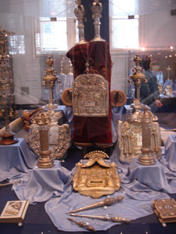 religious artefacts on display in the museum