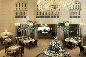 Luxury hotel hall
