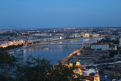 Budapest night view