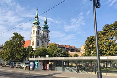 Suburban Railway Station at Batthyány Square