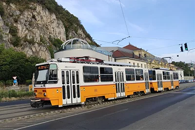 Tram - travelling in budapest