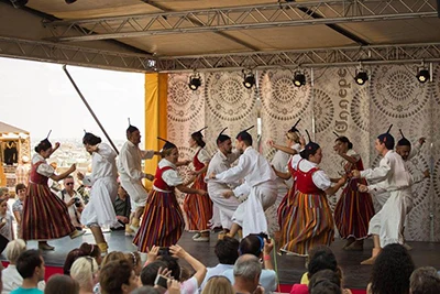 Folk Dance performance on the Arts & Crafts festival in Buda Castle