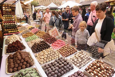 an assortment of bonbons at the Sweet Days festival