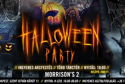 promo poster of the Halloween party in Morrison's 2
