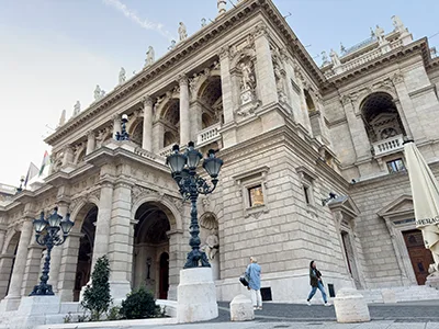 Front of Budapest Opera House