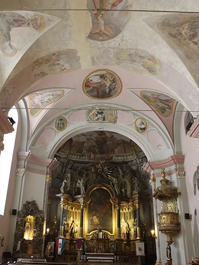 The main altar of church of St. Michael