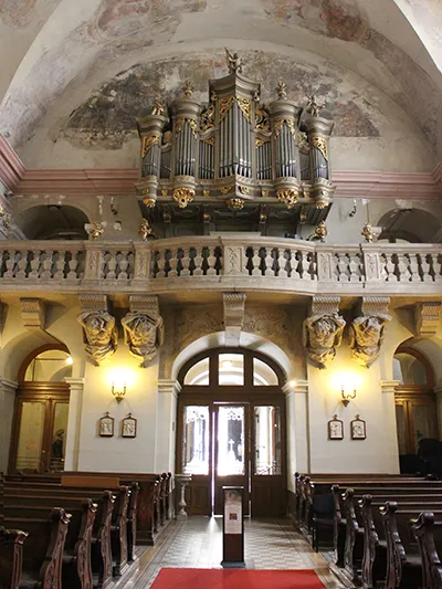 The organ of church of St. Michael
