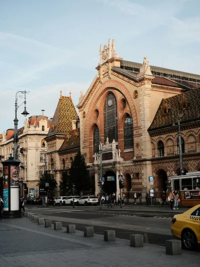The Central Market Hall's facade